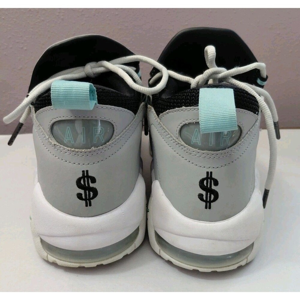 Nike Air More Money Wolf Gray Island & Green Men's Size 9 Shoes AJ2998-003 - Picture 4 of 8